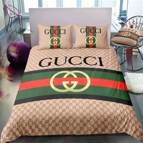 gucci gg bed cover|Gucci bed comforter set.